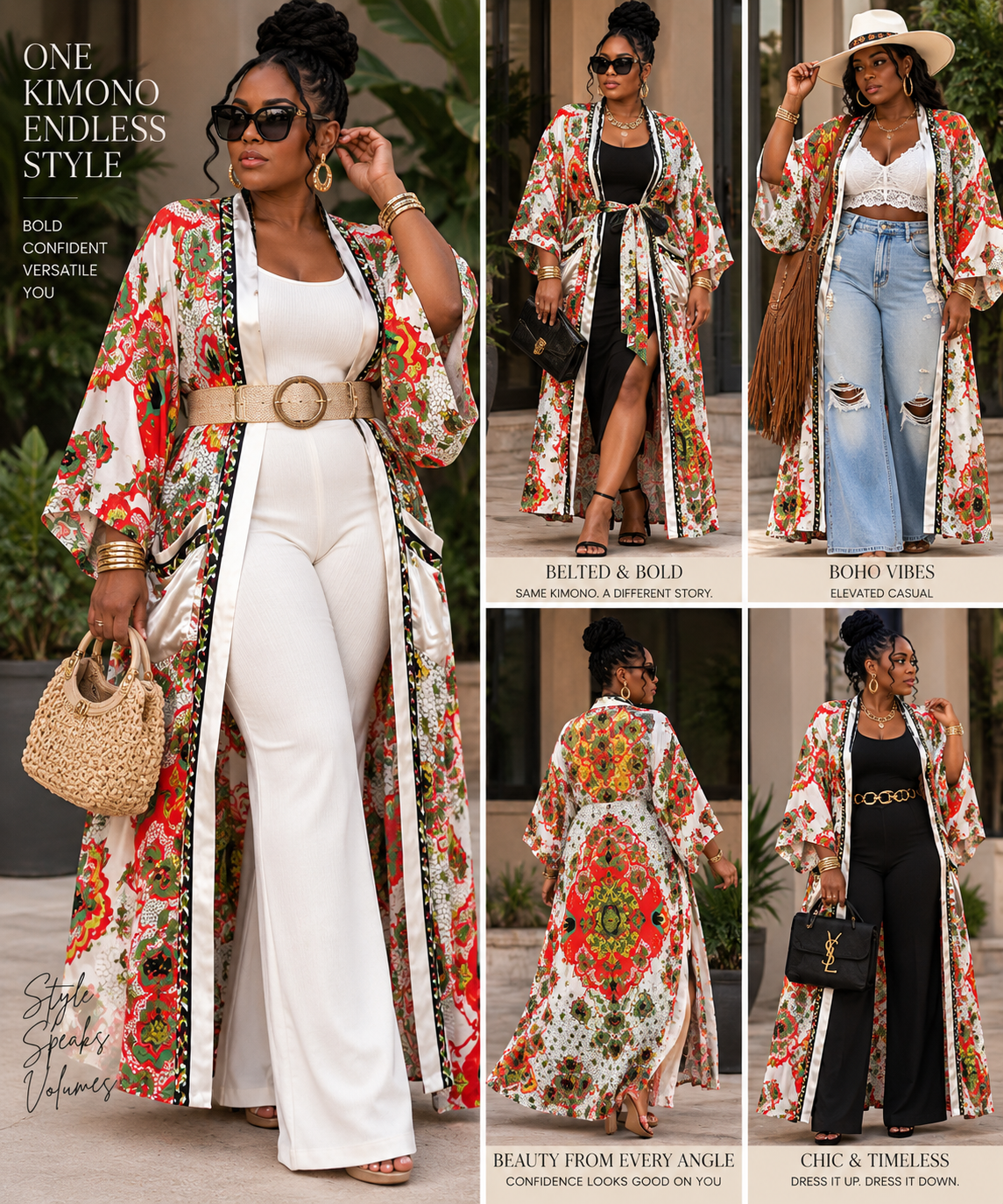 The Royal Botanica Silk Kimono
