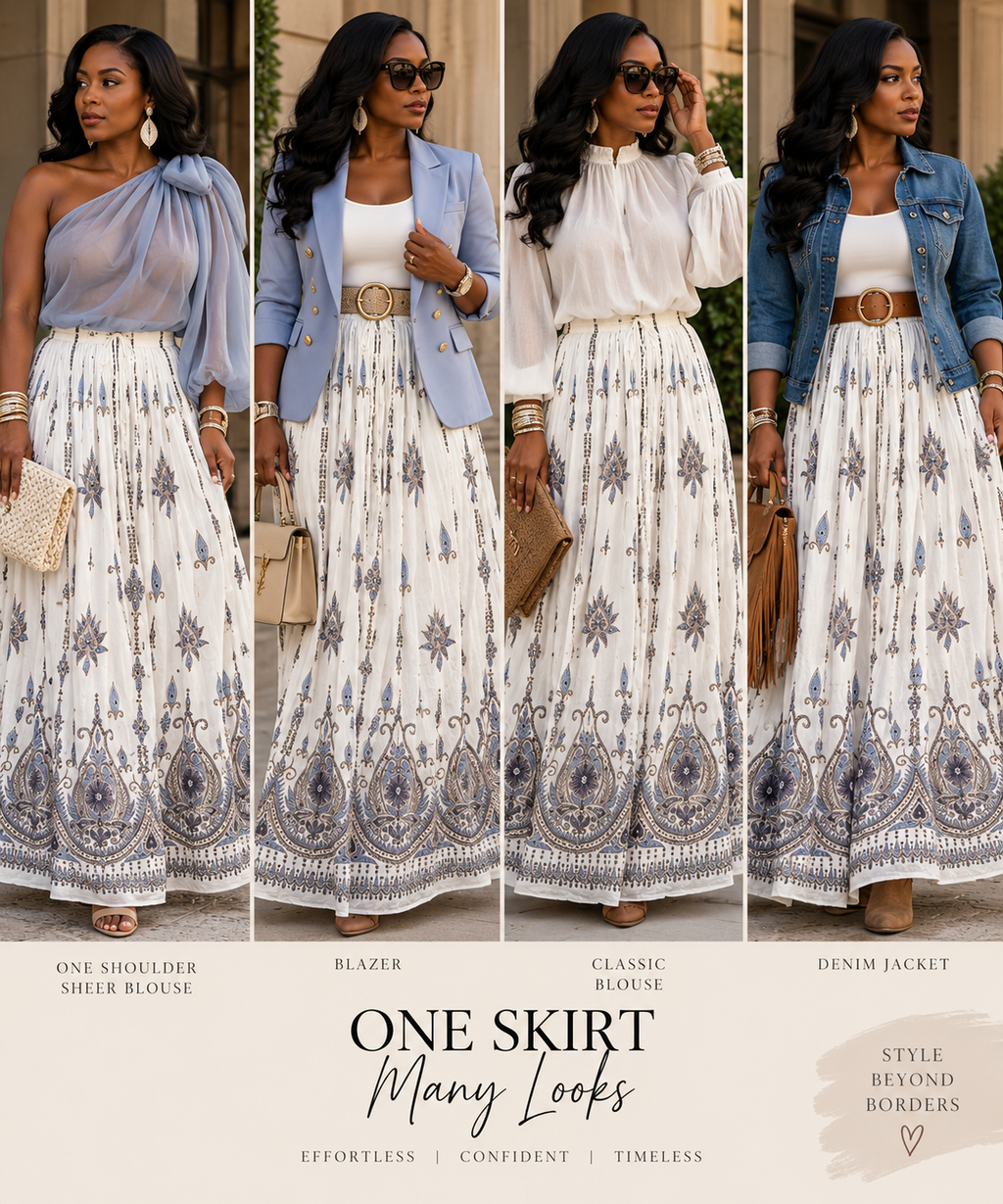 The Rani Opulence Maxi Skirt