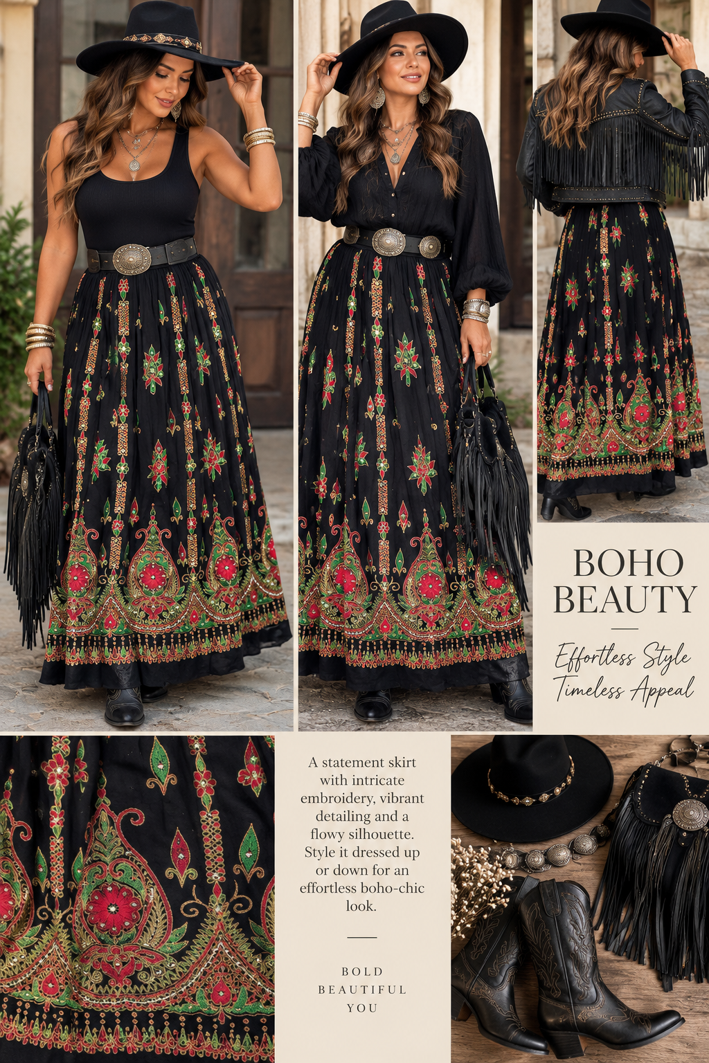 The Jaipur Jewel Maxi Skirt