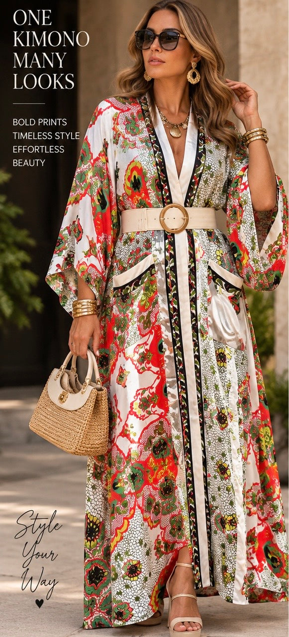 The Royal Botanica Silk Kimono