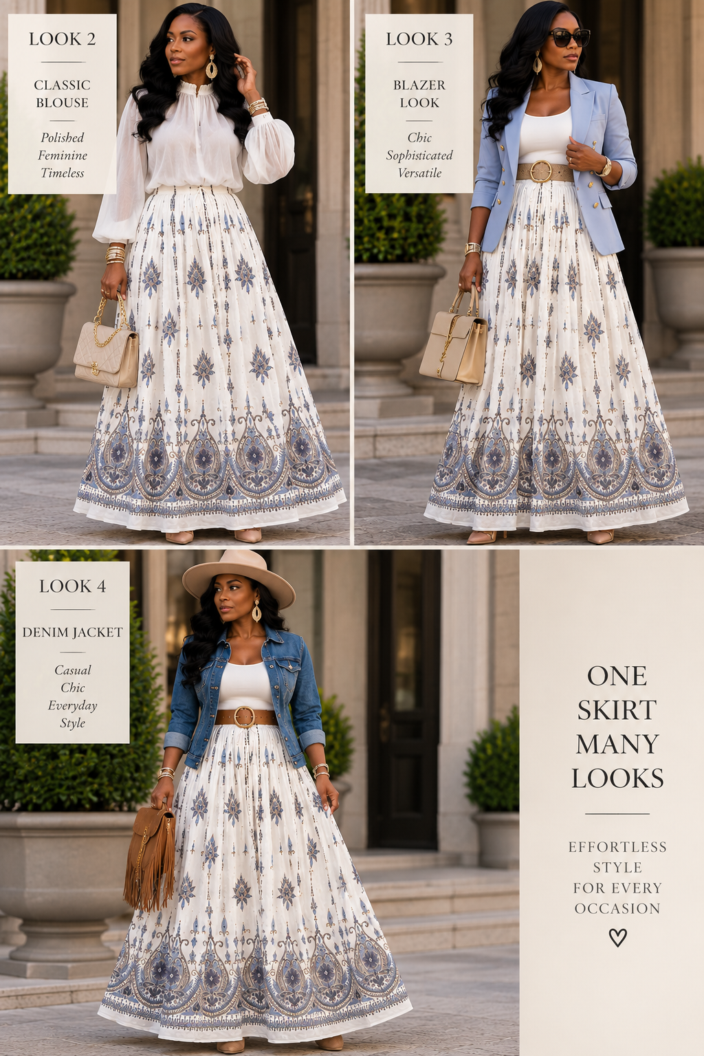 The Rani Opulence Maxi Skirt