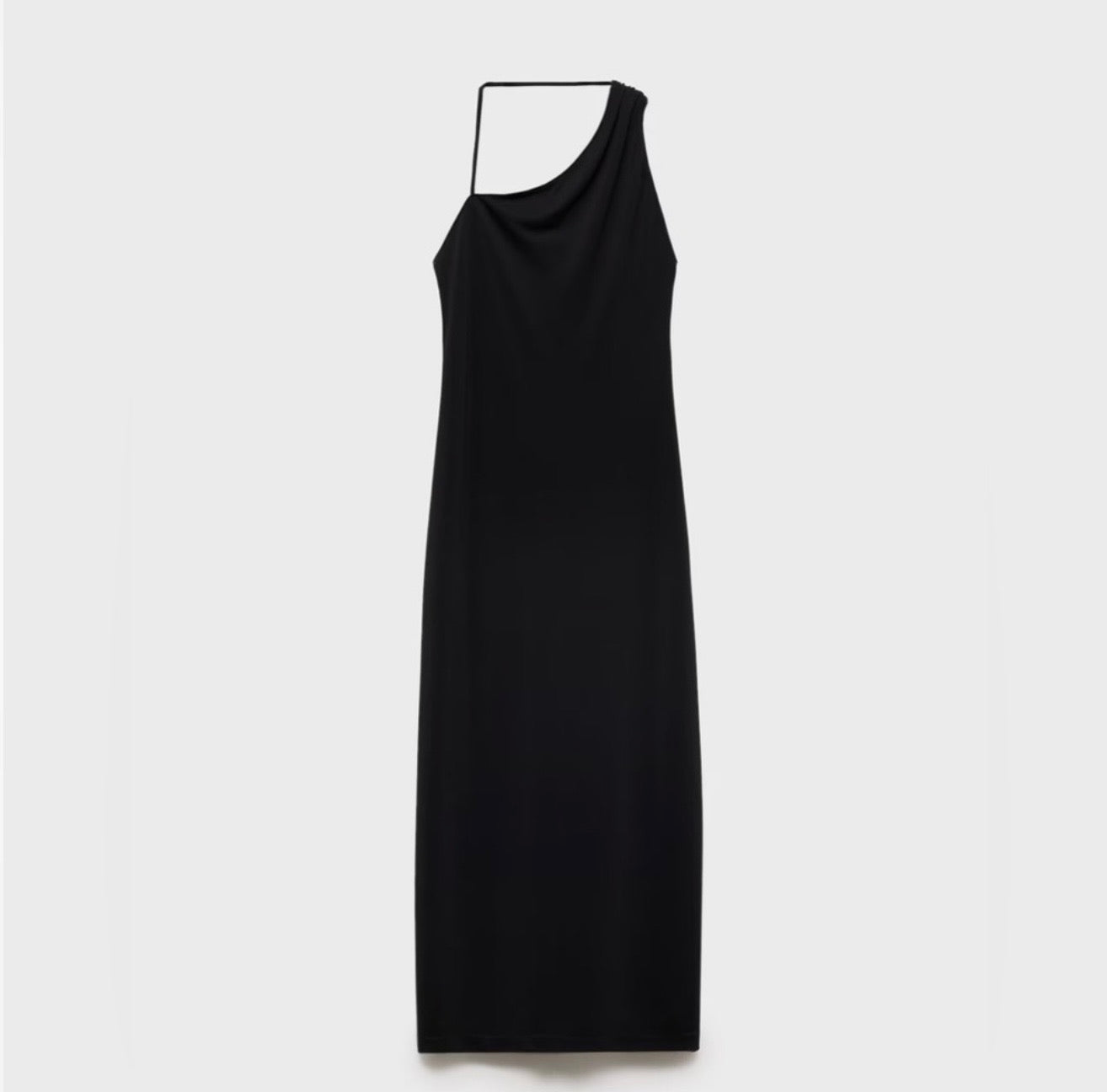 Mango Asymmetrical Bow neck Maxi