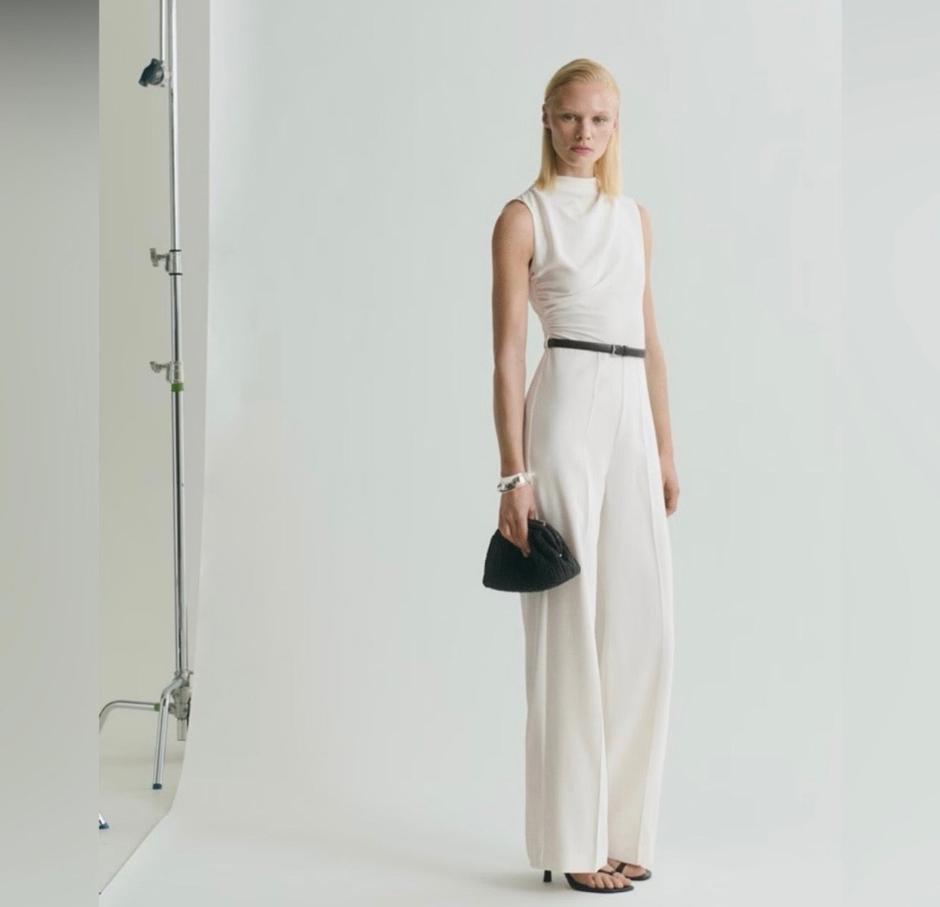 Mango Belted Jumpsuit