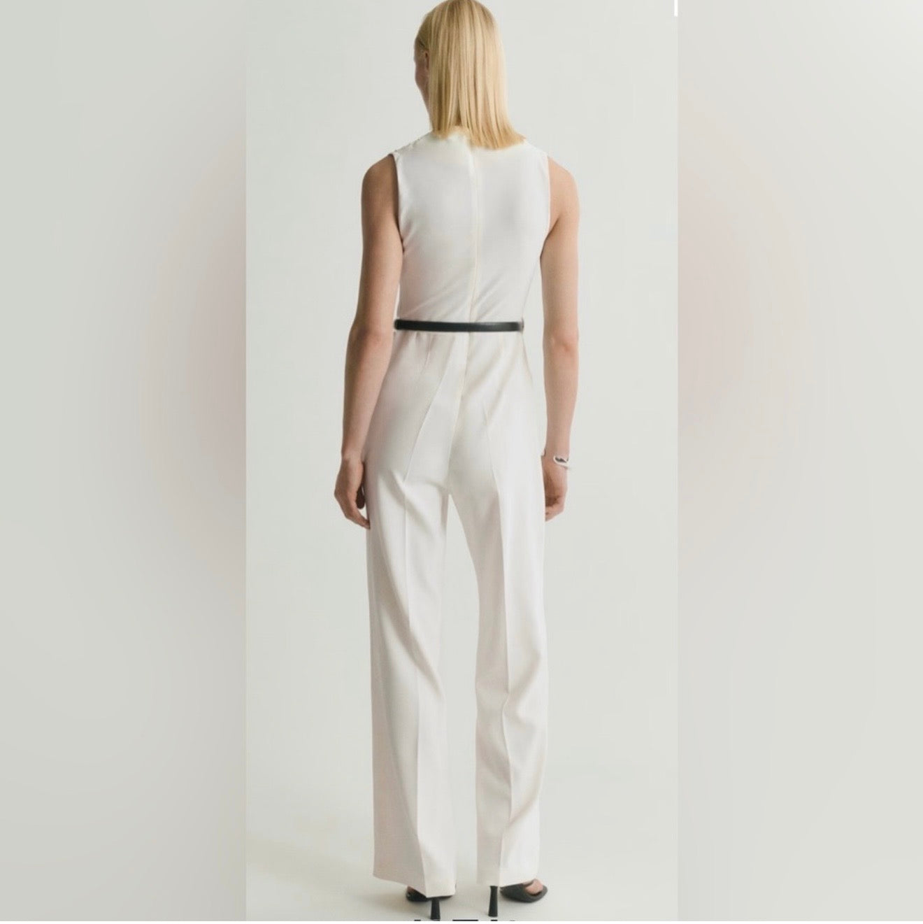 Mango Belted Jumpsuit