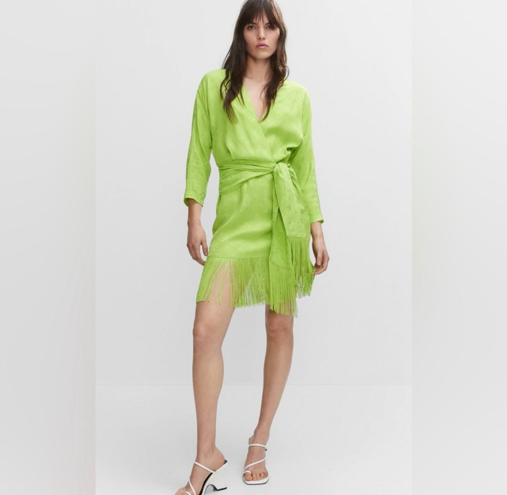 Mango Fringe Dress