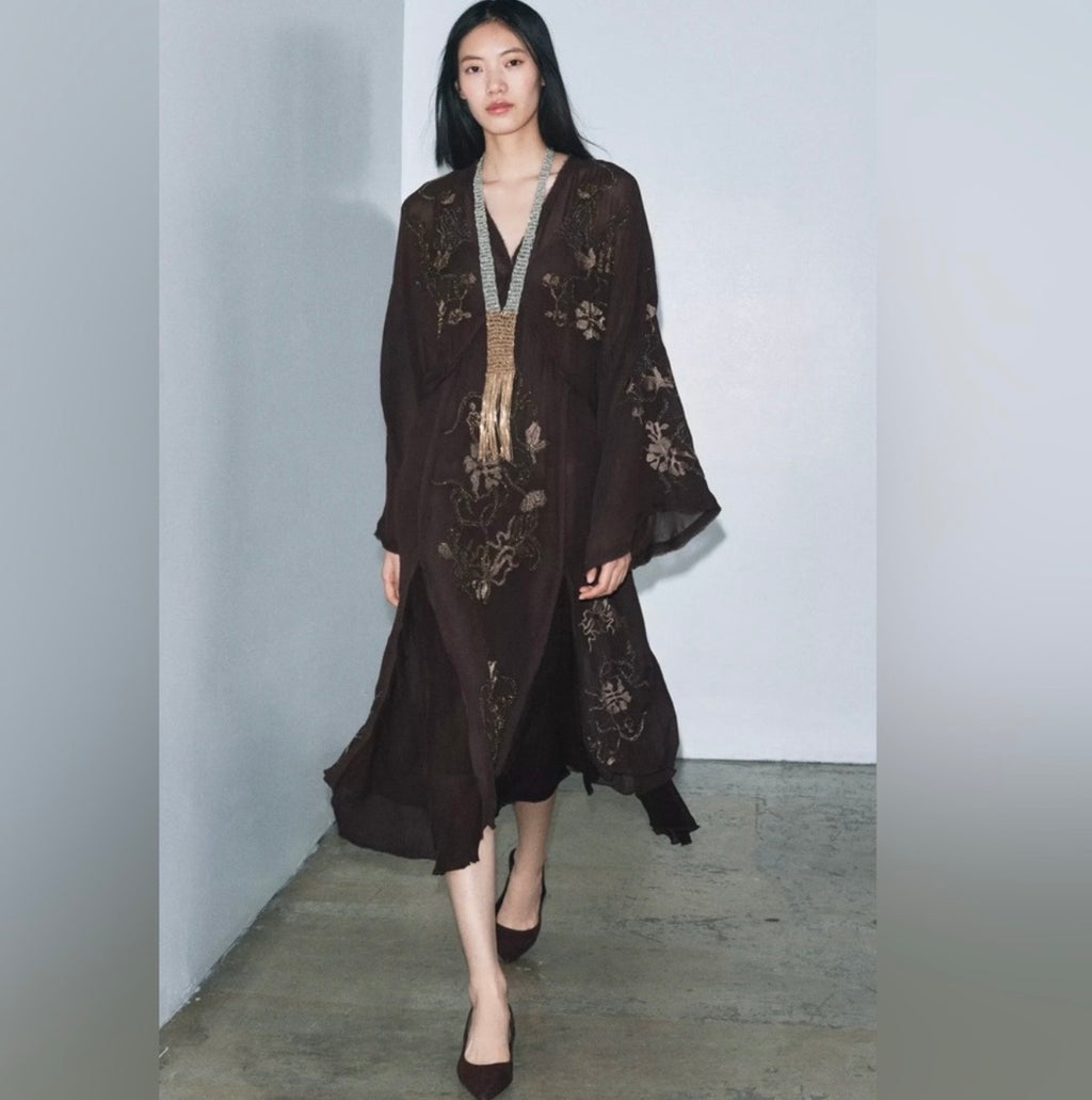 ZWC Limited Edition embroidered Beaded Dress