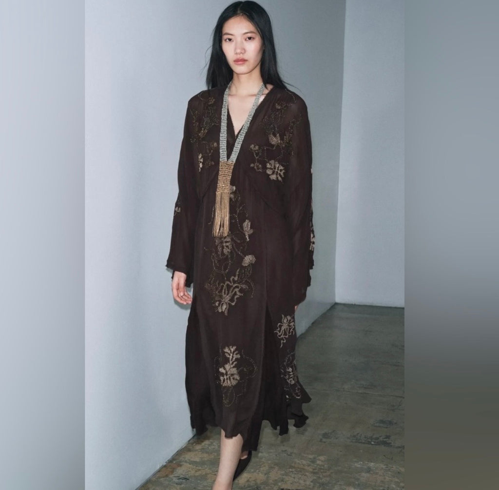 ZWC Limited Edition embroidered Beaded Dress