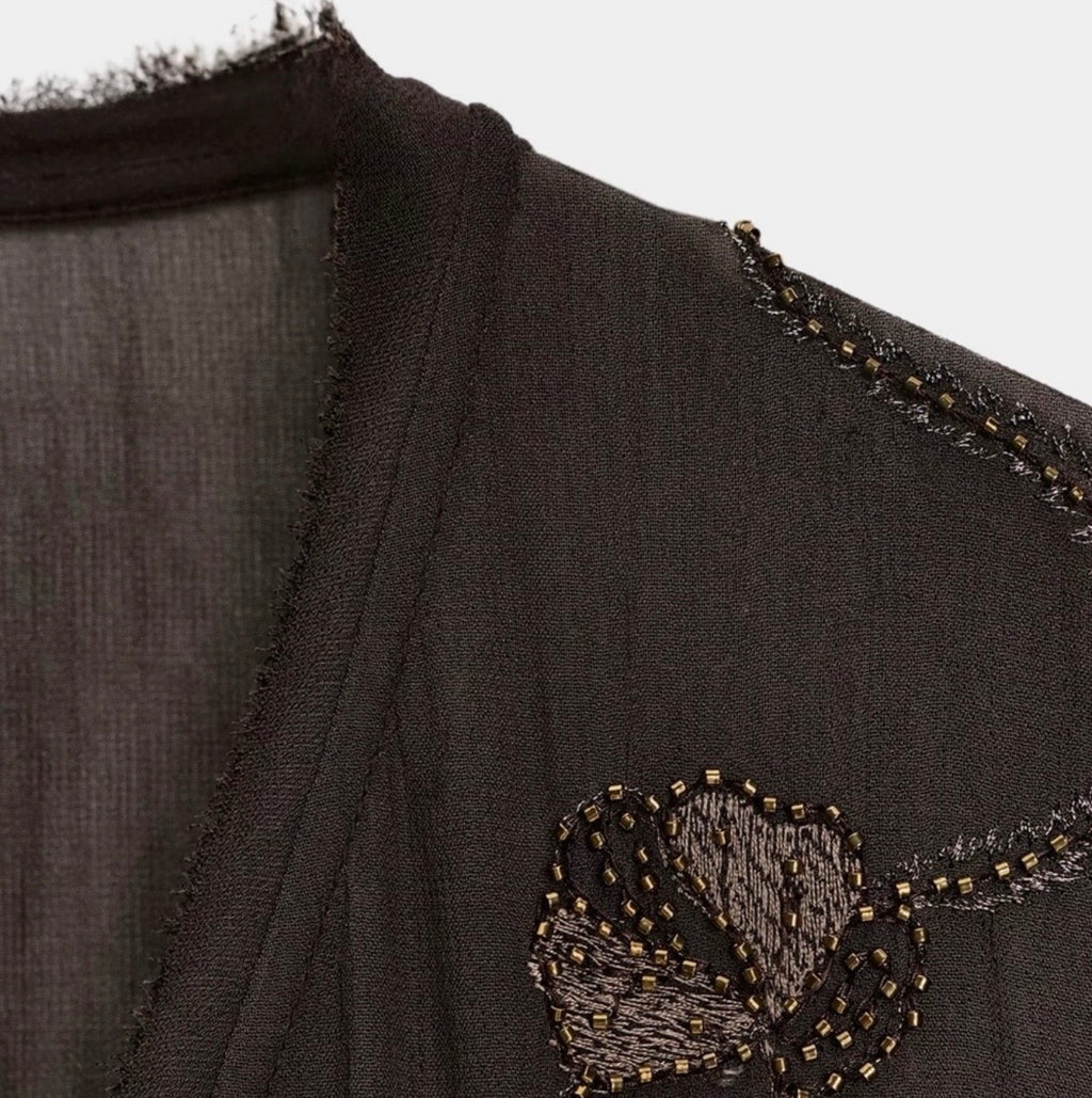 ZWC Limited Edition embroidered Beaded Dress