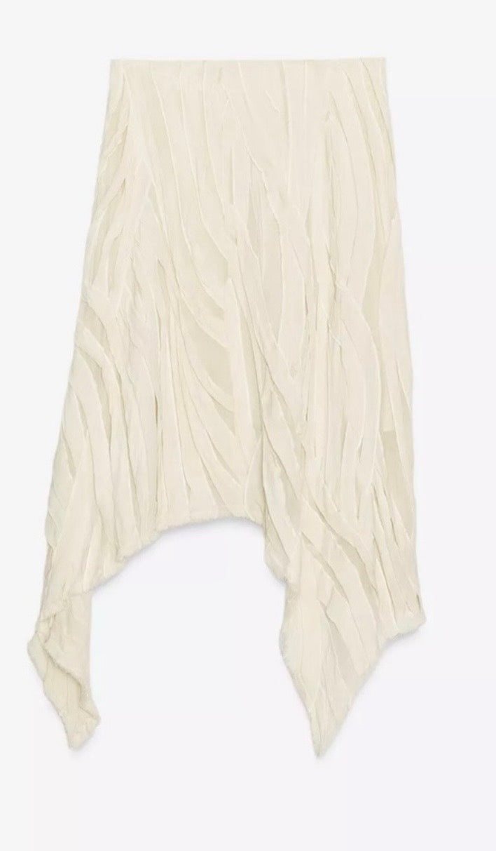 ZW Collection Asymmetrical Sculpture Skirt