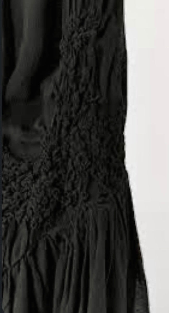 ZW Collection Asymmetrical Textured Ruching Skirt