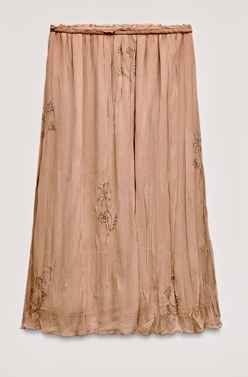 ZW Collection Sparkle Embroidered Skirt