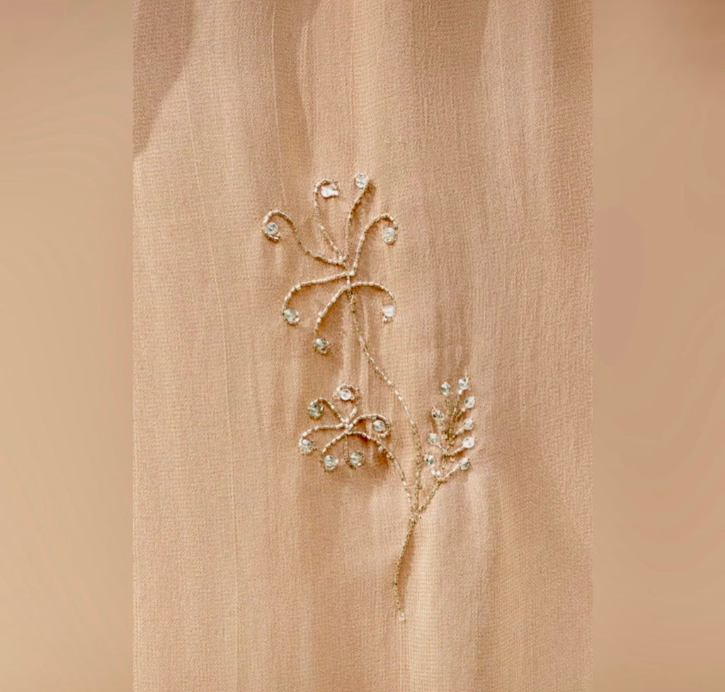 ZW Collection Sparkle Embroidered Skirt