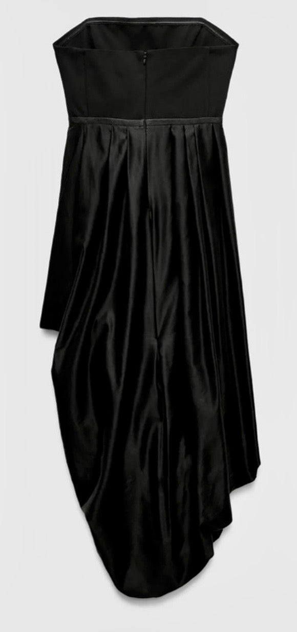 ZW Collection Asymmetrical Draped Midi