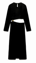 ZW Collection Cutout Jeweled Dress