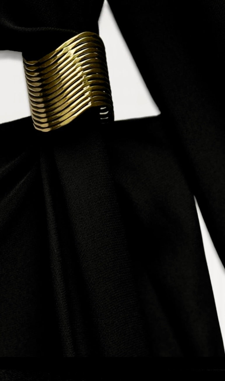 ZW Collection Cutout Jeweled Dress