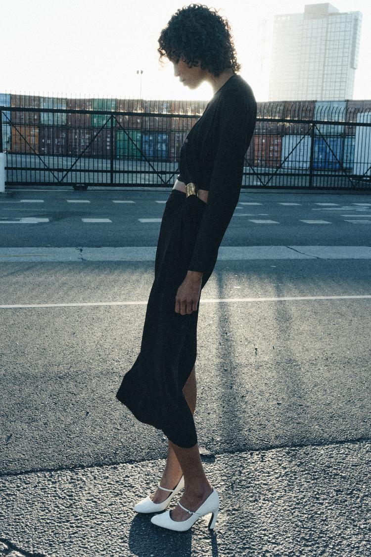 ZW Collection Cutout Jeweled Dress