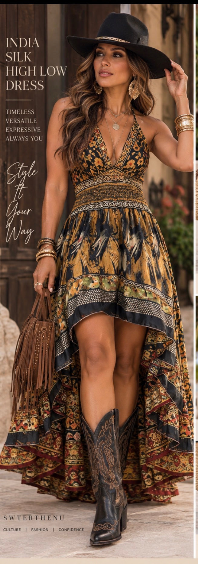 The Royal Heritage High-Low Dress