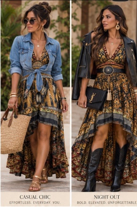 The Royal Heritage High-Low Dress