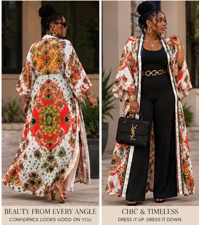 The Royal Botanica Silk Kimono