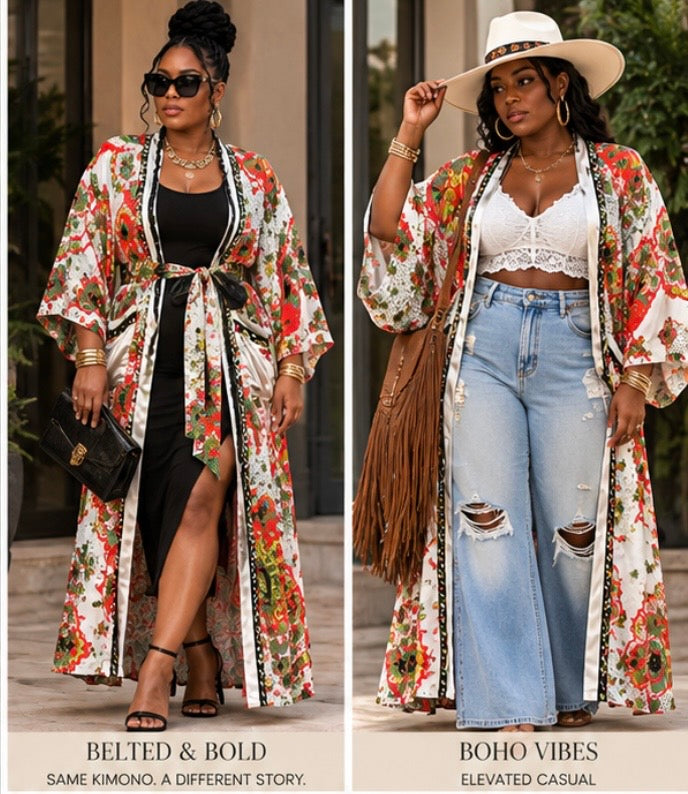 The Royal Botanica Silk Kimono