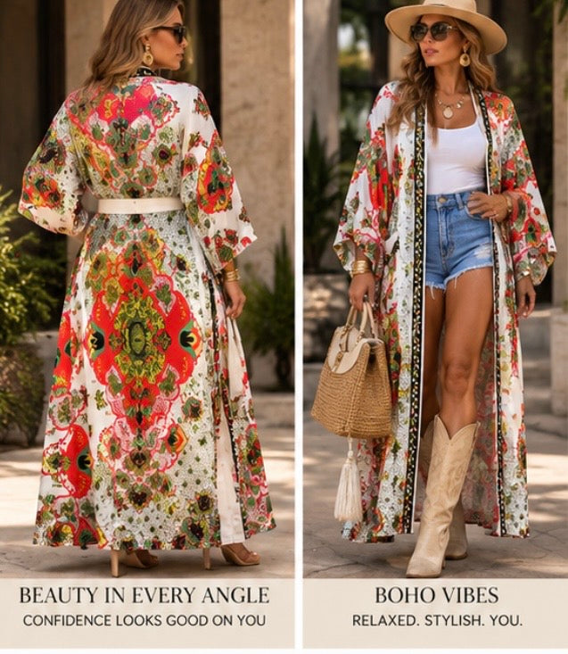 The Royal Botanica Silk Kimono