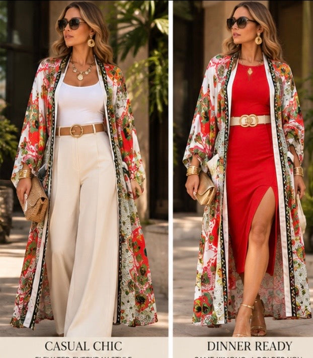 The Royal Botanica Silk Kimono