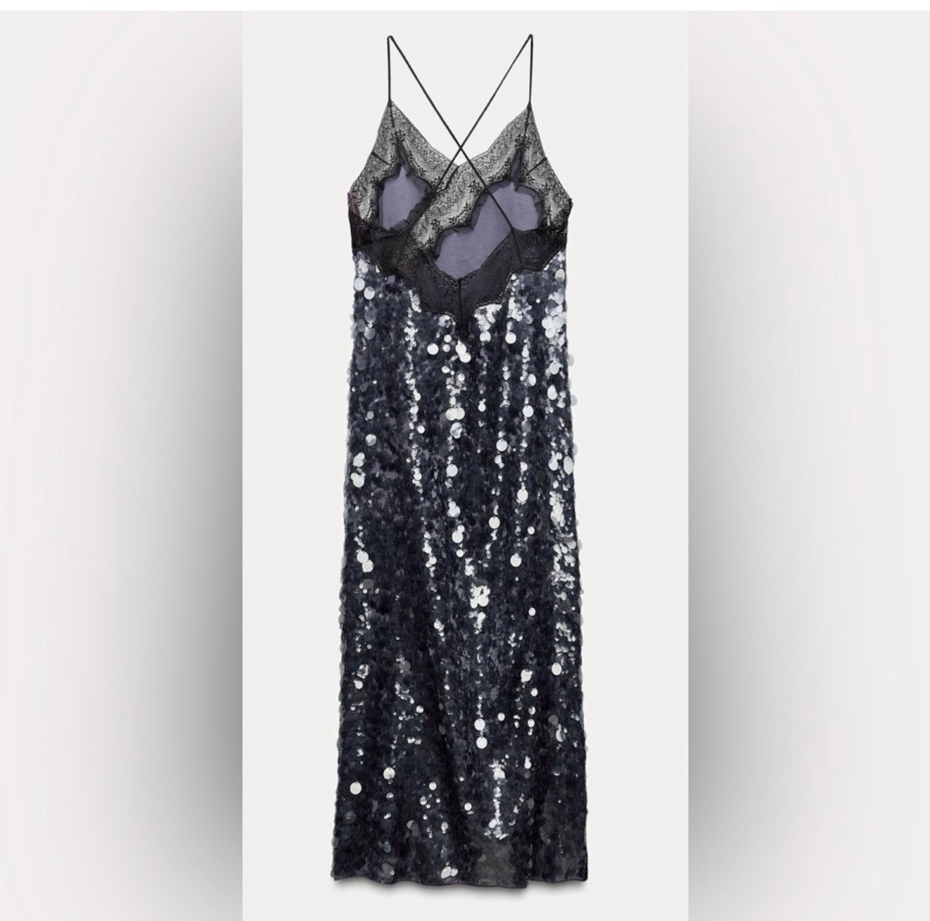 Zara ZW collection Lace sequins Dress