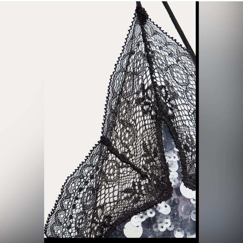 Zara ZW collection Lace sequins Dress