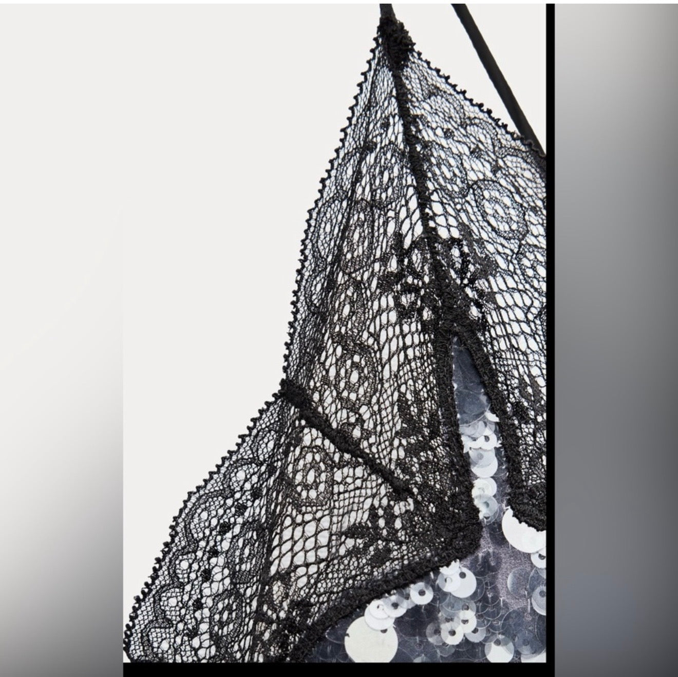 Zara ZW collection Lace sequins Dress